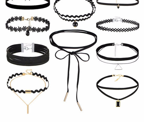 Gothic Tattoo Leather Choker