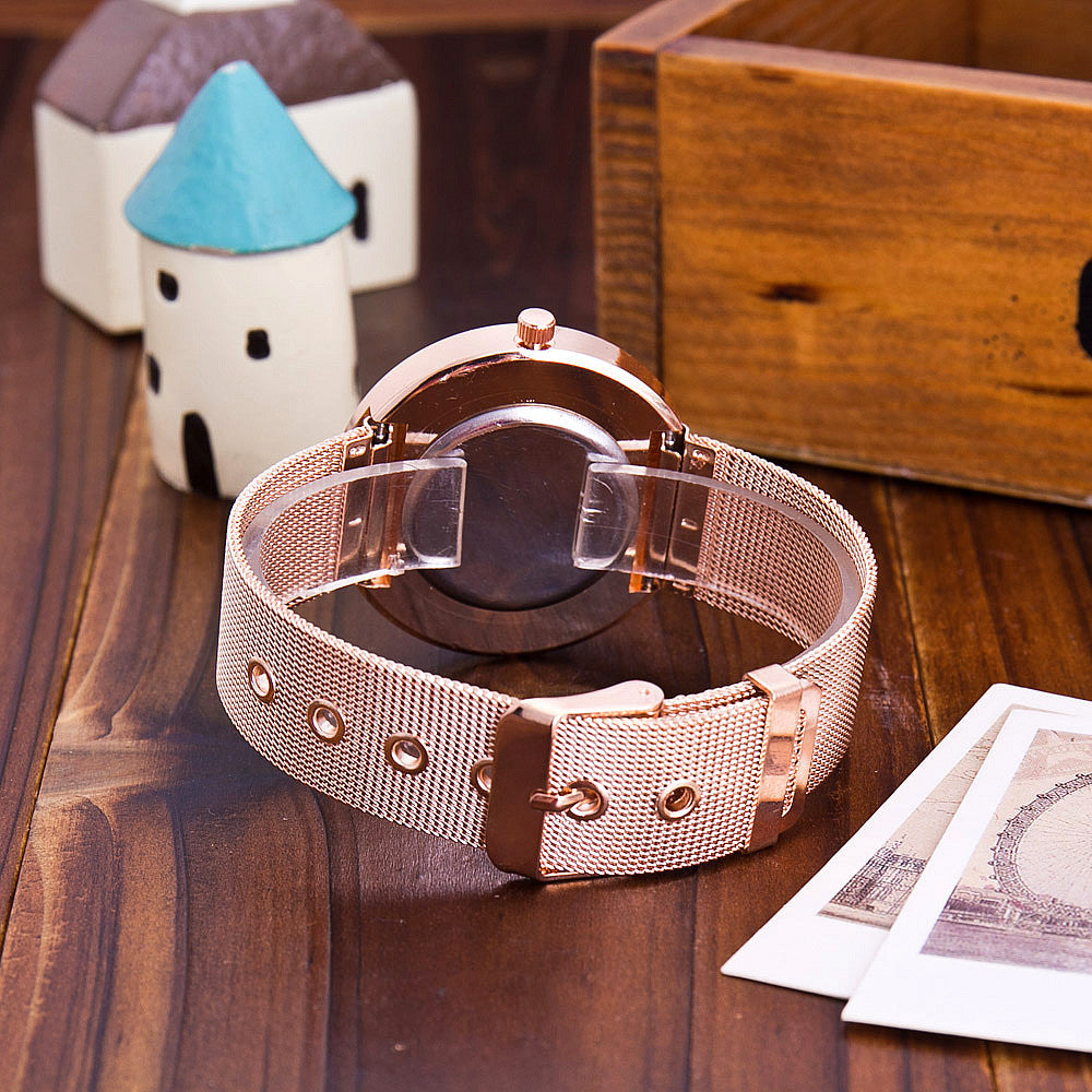 Fashion Stainless Rhinestone Watch