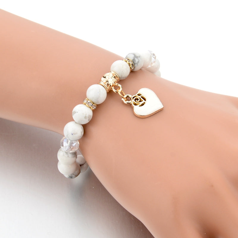 Heart Charm Bracelet