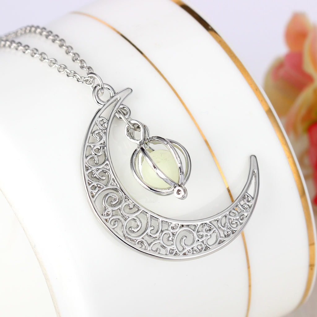 Charm Luminous Stone Necklace