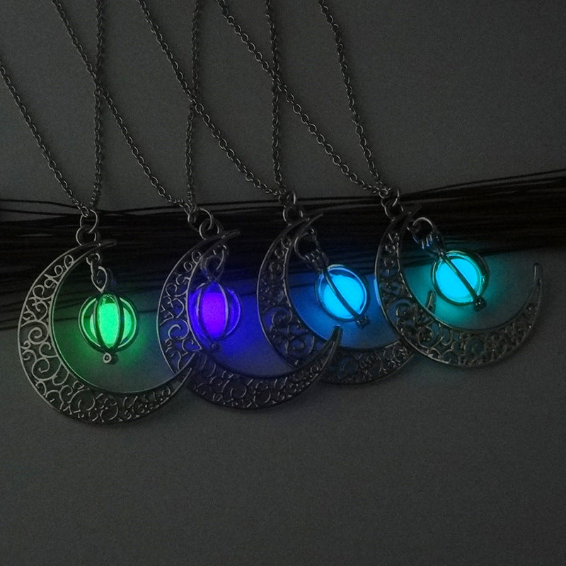 Charm Luminous Stone Necklace