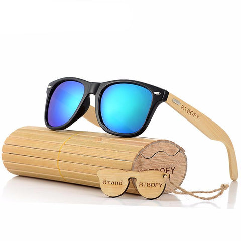 Retro Bamboo Wood Sunglass