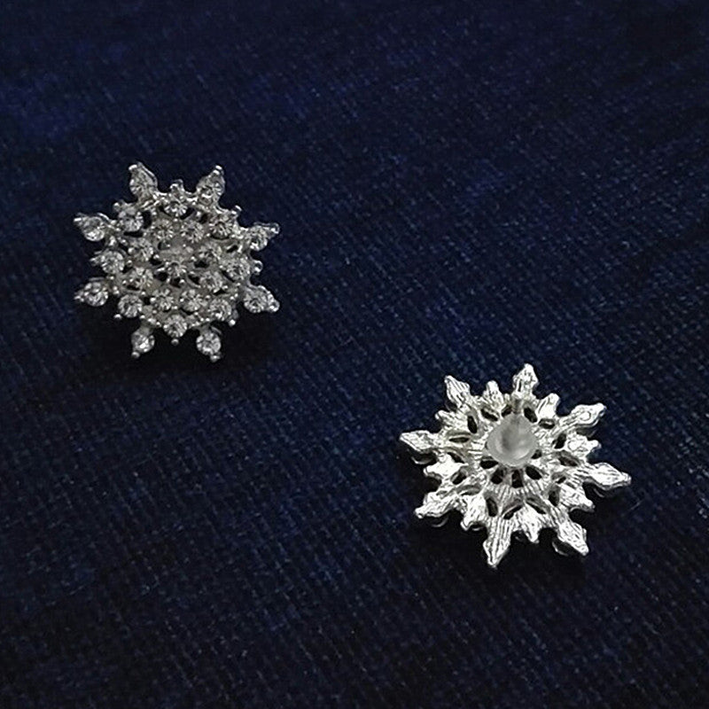 Snowflake Stud Earrings