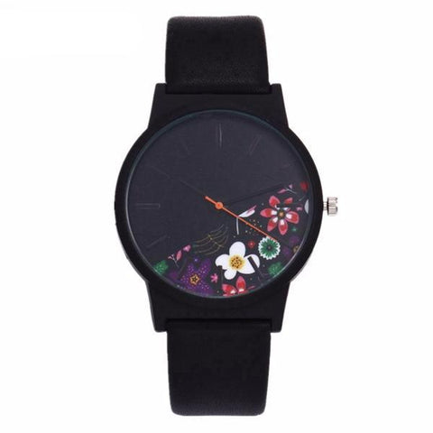Luxury Floral Pattern Watch
