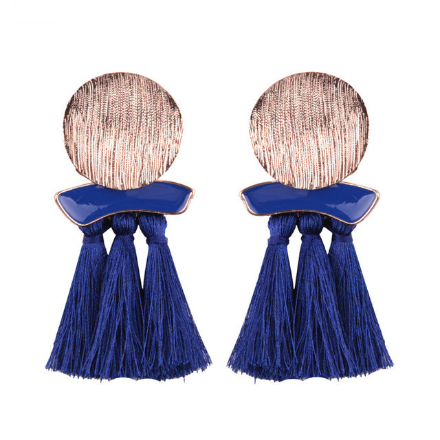 Fashion Statement Tassel Earrings