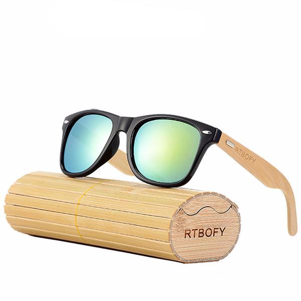 Retro Bamboo Wood Sunglass