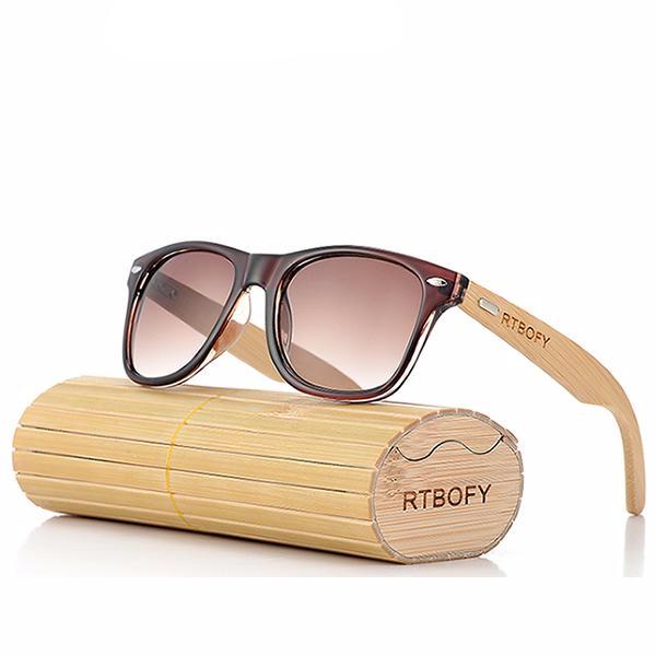 Retro Bamboo Wood Sunglass