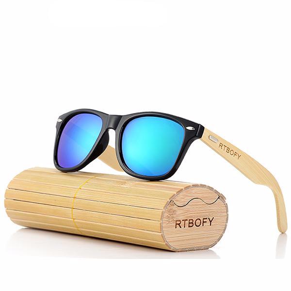 Retro Bamboo Wood Sunglass
