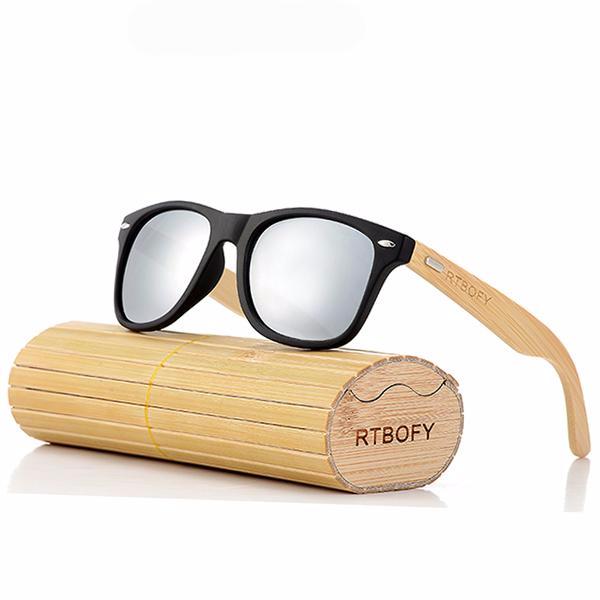 Retro Bamboo Wood Sunglass