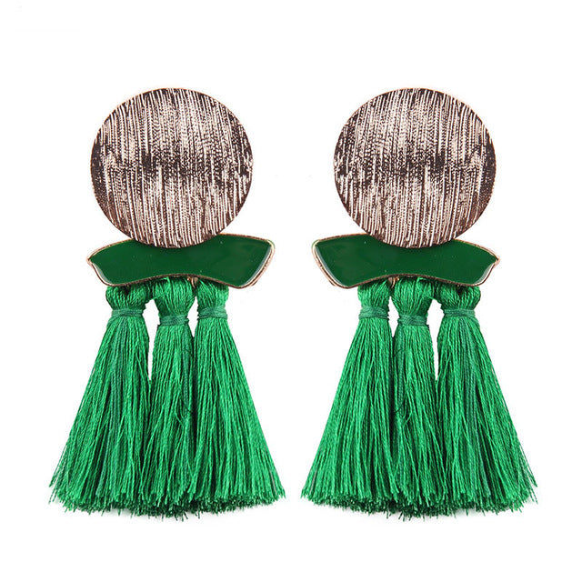 Fashion Statement Tassel Earrings