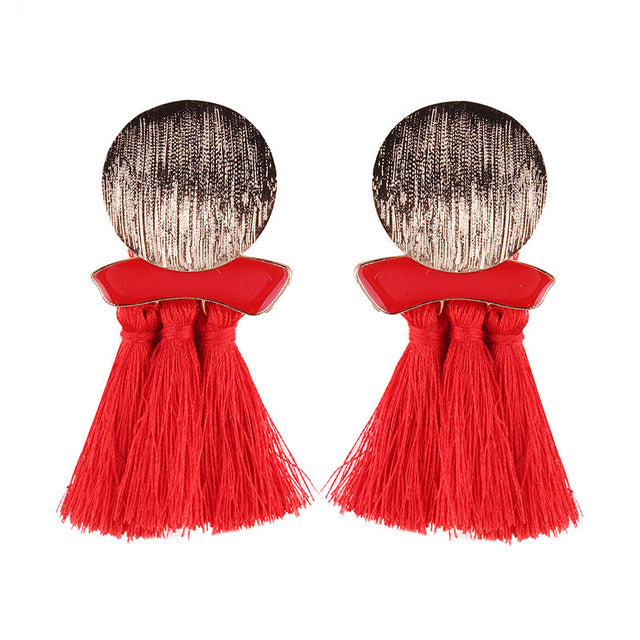 Fashion Statement Tassel Earrings