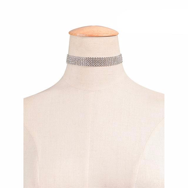 Crystal Rhinestone Choker