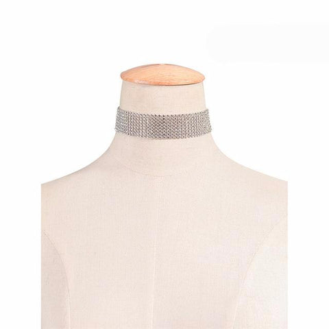 Crystal Rhinestone Choker